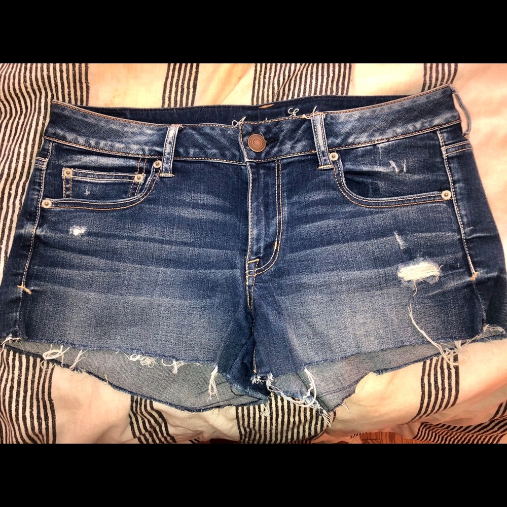 Denim shorts